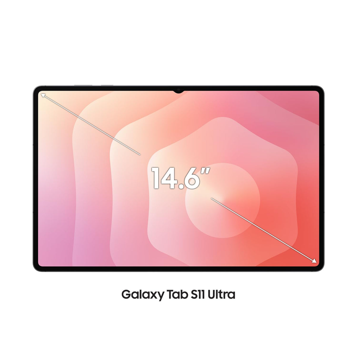 Samsung Galaxy Tab S11 Ultra with S-Pen 2025 (256GB, 12GB RAM, Wi-Fi Only) 14.6" AMOLED, WiFi 6E Android 16 Tablet, 4K Camera X930 US Version (Platinum Silver) (Renewed)