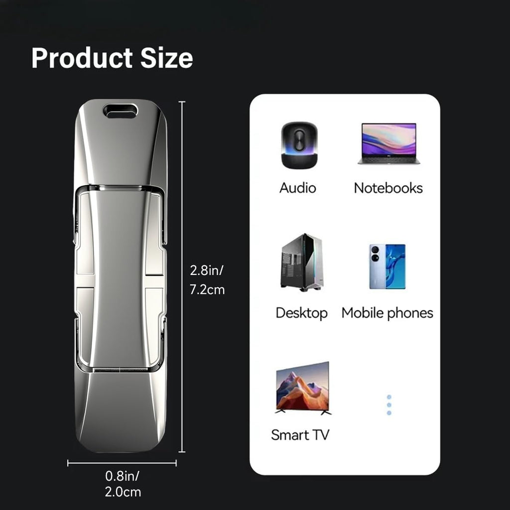 1T Solid State USB Drive, Up to 550MB/s High Speed USB 3.2 Gen 2 Thumb Drive, USB C & USB A Dual Drives, External SSD Storage for iPhone 17/16/15, Android, MacBook, Laptop, PC, iPad and More