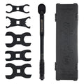 Wheeler XL FAT Wrench Set with Complete Crowfoot Set, Carry Case, Steel Construction for Gunsmithing, Maintenance