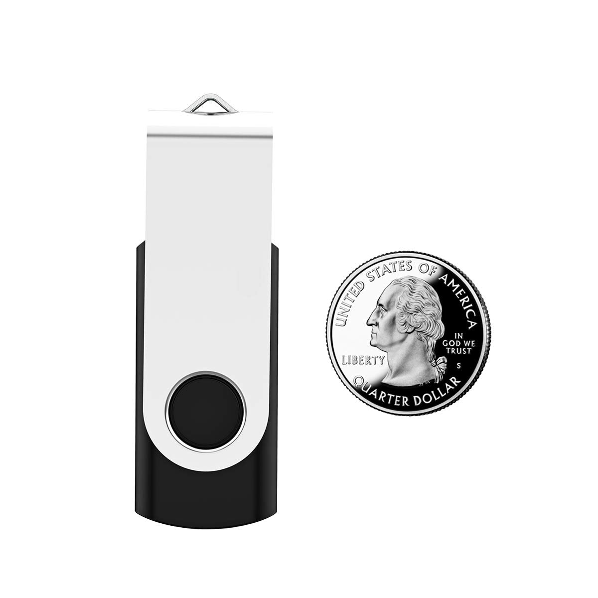 USB Flash Drive 1GB 50 Pack, Bulk USB 2.0 Flash Drives Thumb Drive Swivel Memory Stick Jump Drive Pen Drive,1 gig 50 Pieces