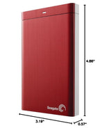 Seagate Backup Plus 1TB Portable External Hard Drive USB 3.0 (Red)(STBU1000103)