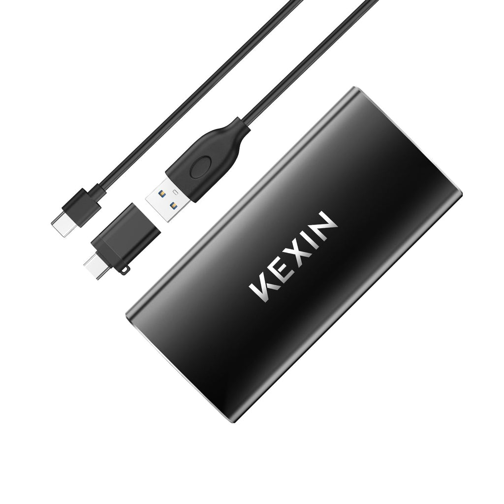 KEXIN External SSD 1TB External Hard Drive USB C Portable SSD, Up to 500MB/s, USB 3.1 External Solid State Drive 1T for PC Mac Android Game Console, Laptop, Xbox, PS4 and More