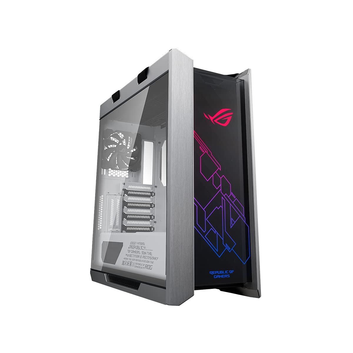 ASUS ROG Strix Helios II EATX Gaming PC case, with Dual Tempered Glass Side Panels, Support for Graphics Cards up to 450mm, Graphics Card Braces, Support up to 420mm radiators, 2 Year Warranty
