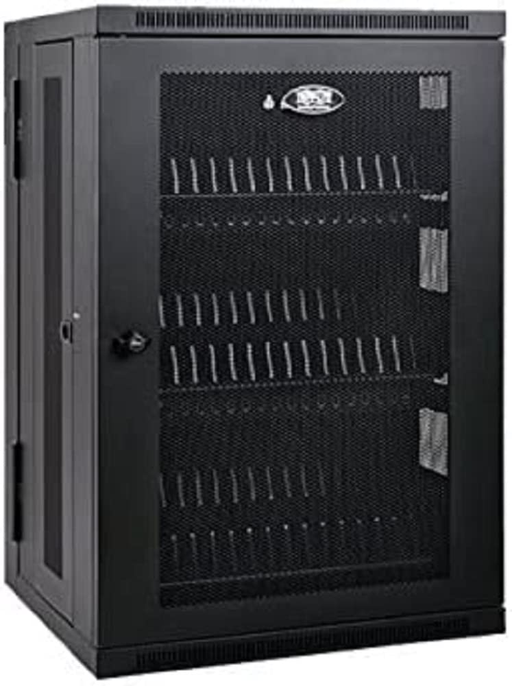 Tripp Lite 48-Port AC Mobile Charging Cart Storage Station for Chromebooks, iPads, Laptops, Tablets, Black (CSC48AC)