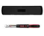 Tapha Tools 3/8 inch Flex-Head Digital Torque Wrench, 5-99.5 ft-lbs (6.8-135 N-m) Torque Range ±2% Accuracy, LED and Buzzer, Preset Memory, ISO 6789 Tested and Calibrated (DKF3N-T135BN)