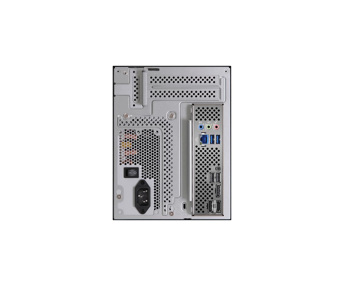 ASRock DeskMeet X600 Mini-PC Kit: AMD AM5 Ryzen 9000/8000/7000 (65W), 8L Case, 500W PSU, DDR5 7200+ OC, PCIe 4.0 x16, Gen5 M.2, WiFi-Ready, Triple Display (No CPU/RAM/Storage)