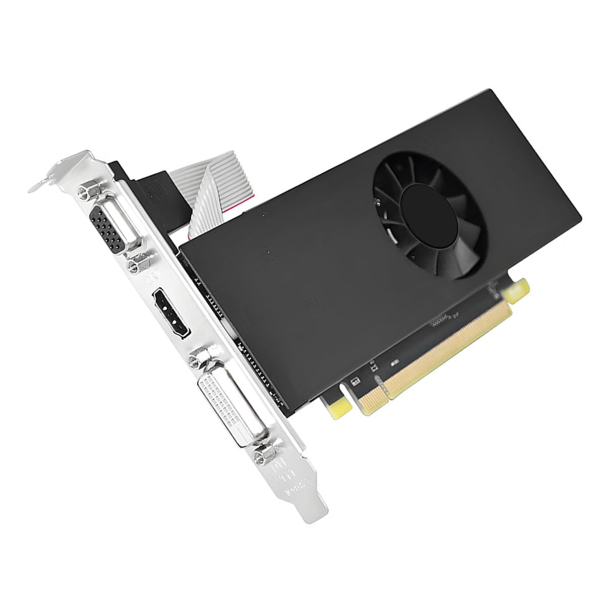 8G DDR5 Graphics Card, 128 Bit Low Profile Video Card with HD Multimedia Interface DVI Port Displayport, for PC Computer Gaming Streaming Work