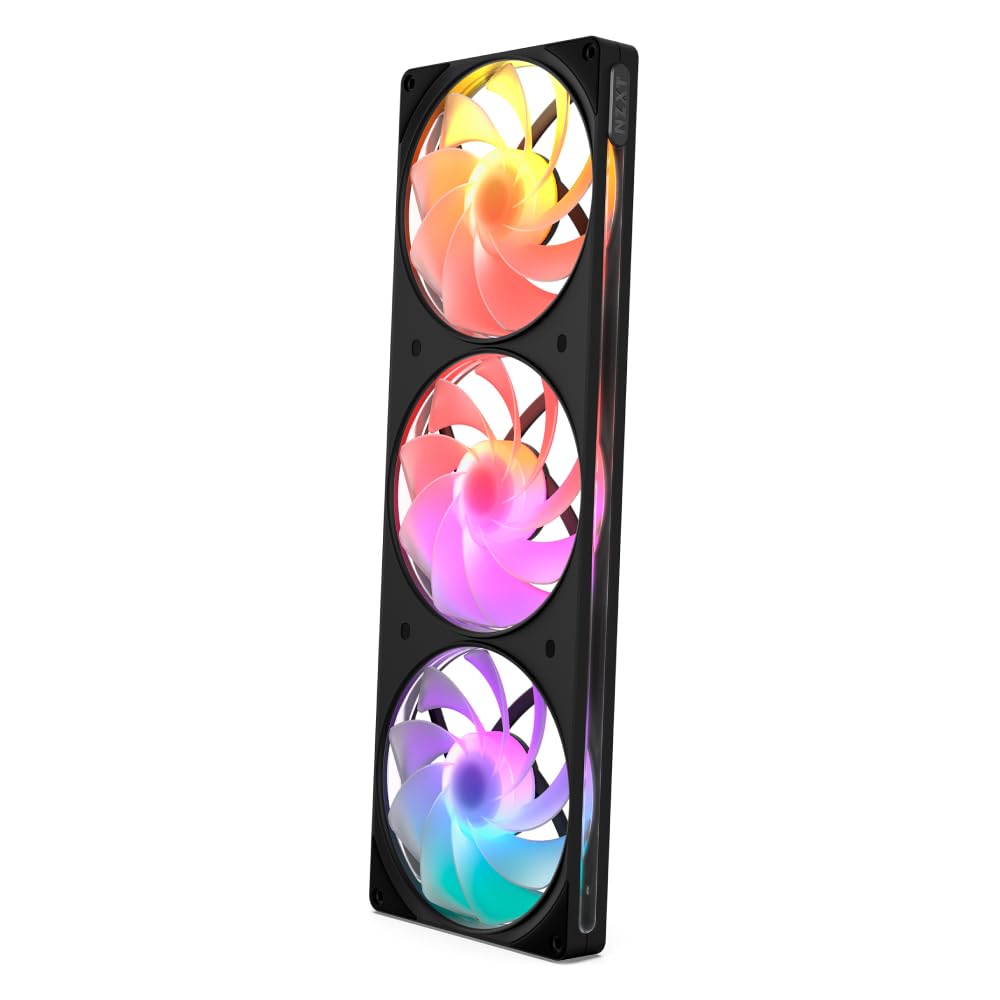 NZXT F420U Ultra - 420mm Single-Frame Multi-Zone RGB Fan - Black