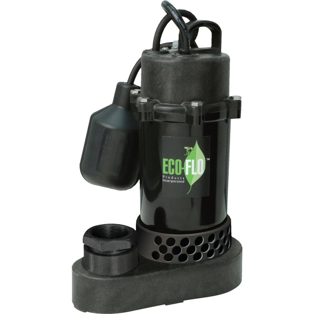 Products SPP50V Thermoplastic Sump Pump with Vertical Swirch, 1/2 HP, 4,080 GPH