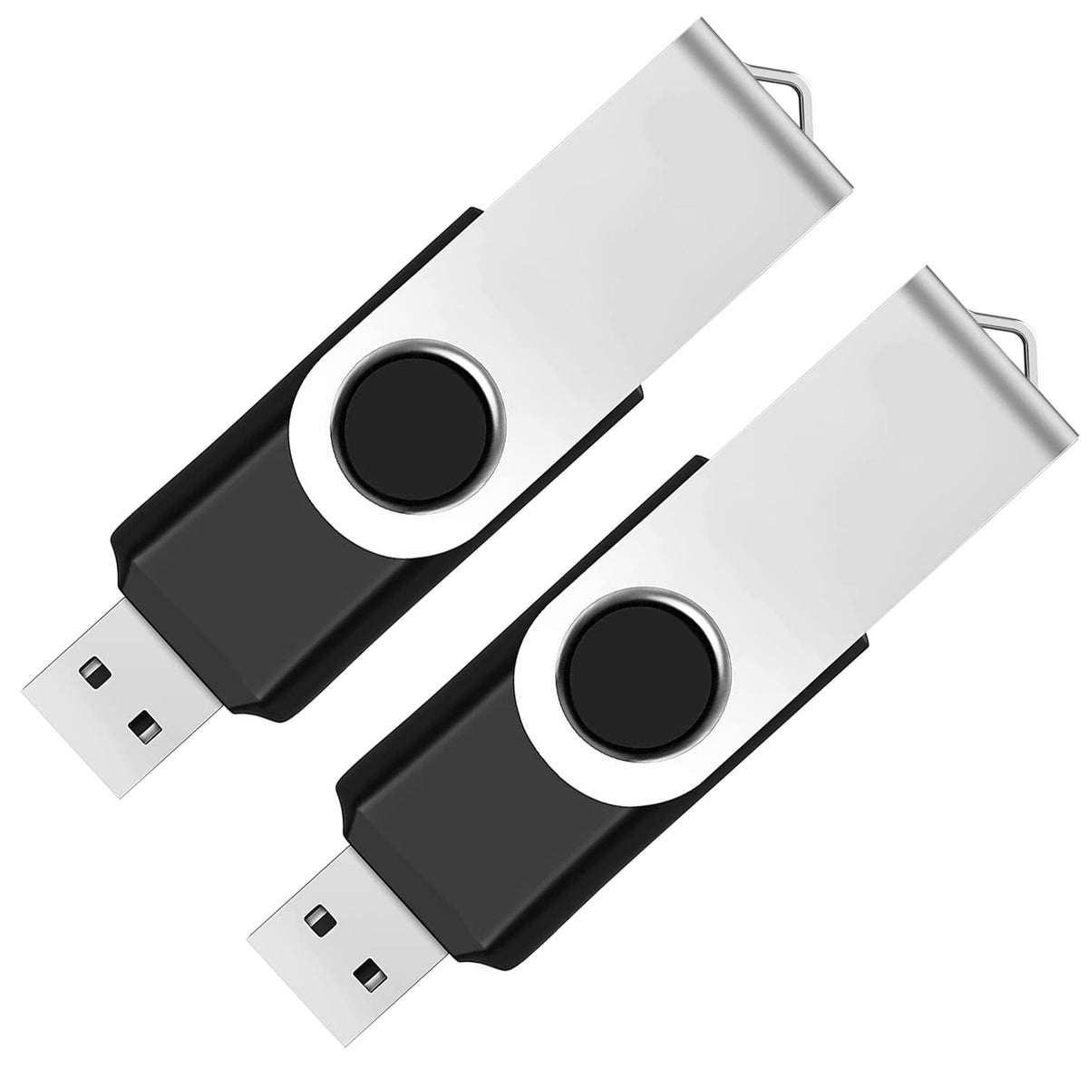 USB Flash Drive 1GB 50 Pack, Bulk USB 2.0 Flash Drives Thumb Drive Swivel Memory Stick Jump Drive Pen Drive,1 gig 50 Pieces