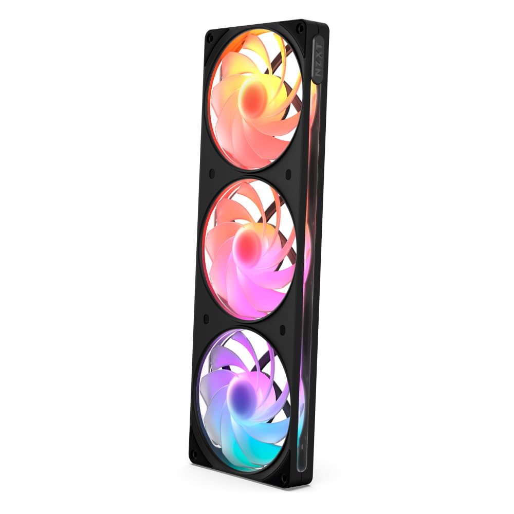 NZXT F420U Ultra - 420mm Single-Frame Multi-Zone RGB Fan - Black