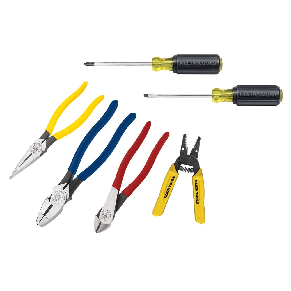 Klein Tools Hand Tool Kit (6-Piece) and Dipped Plier Kit (5-Piece)