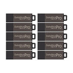 Centon Electronics DataStick Pro USB 2.0 Flash Drive, 2 GB, 50 USB Flash Drives, 50 Bulk Pack, Grey