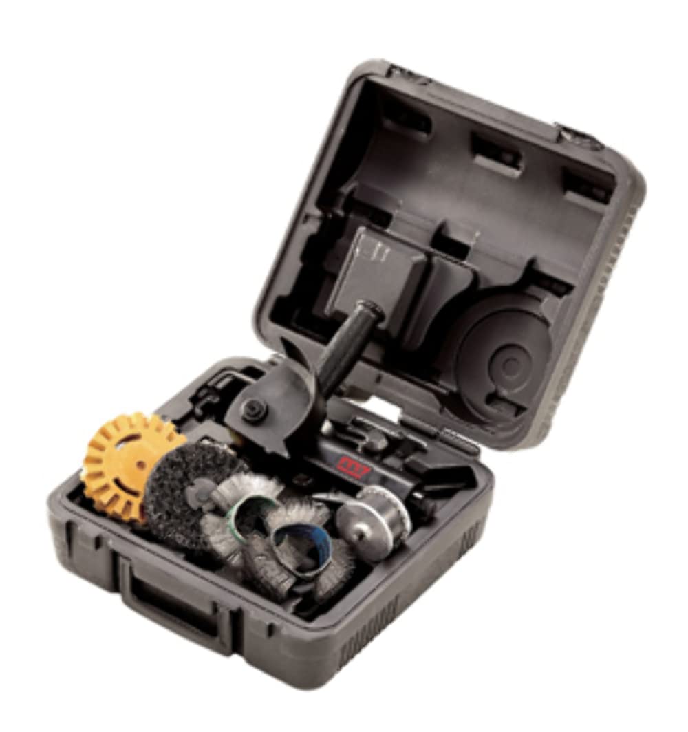 Pneumatic Surface Cleaner Tool Kit With 4 Wheels Plastic Tool Case (QB-0808)