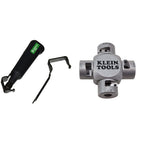 Greenlee 1903 7" Pocket Cable Stripping Tool with High-Carbon Steel Blade, 8 AWG - 1250 Kcmil | Greenlee 13544 Replacement Blades for Cable Stripping Tool 1903, 1-Pack