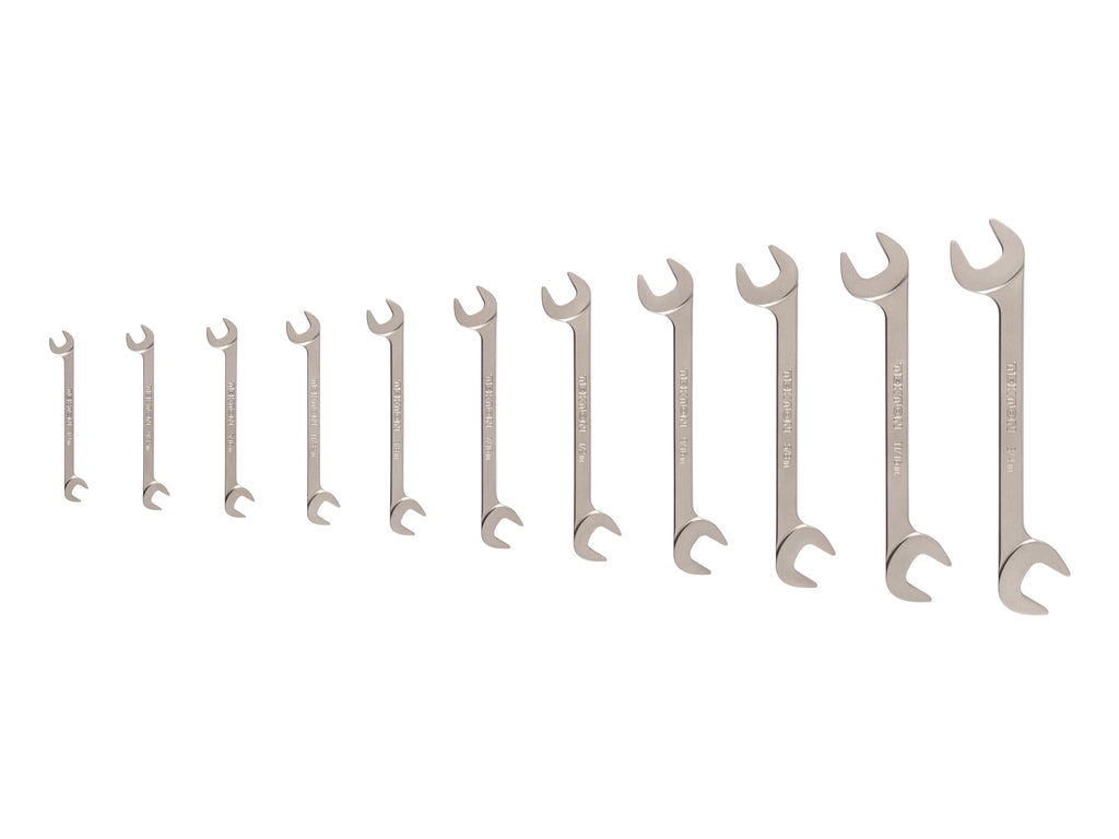 TEKTON Angle Head Open End Wrench Set, 14-Piece | WAE92001