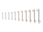 TEKTON Angle Head Open End Wrench Set, 14-Piece | WAE92001