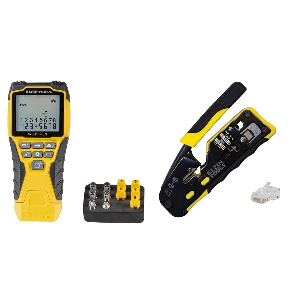 Klein Tools Cable Tester and Data Cable Installation Tool Kit
