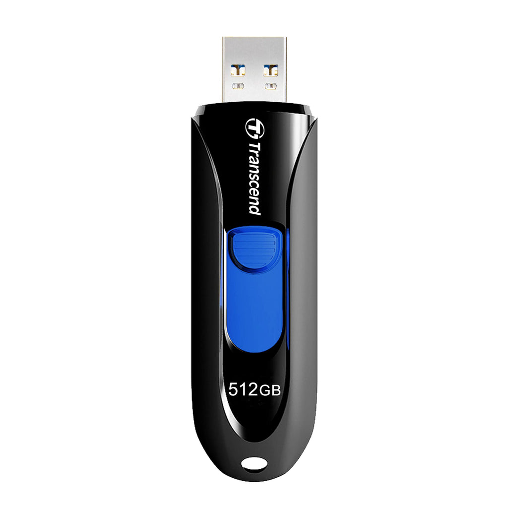 Transcend 512GB JetFlash 790 USB 3.0 Flash Thumb Drive, Black