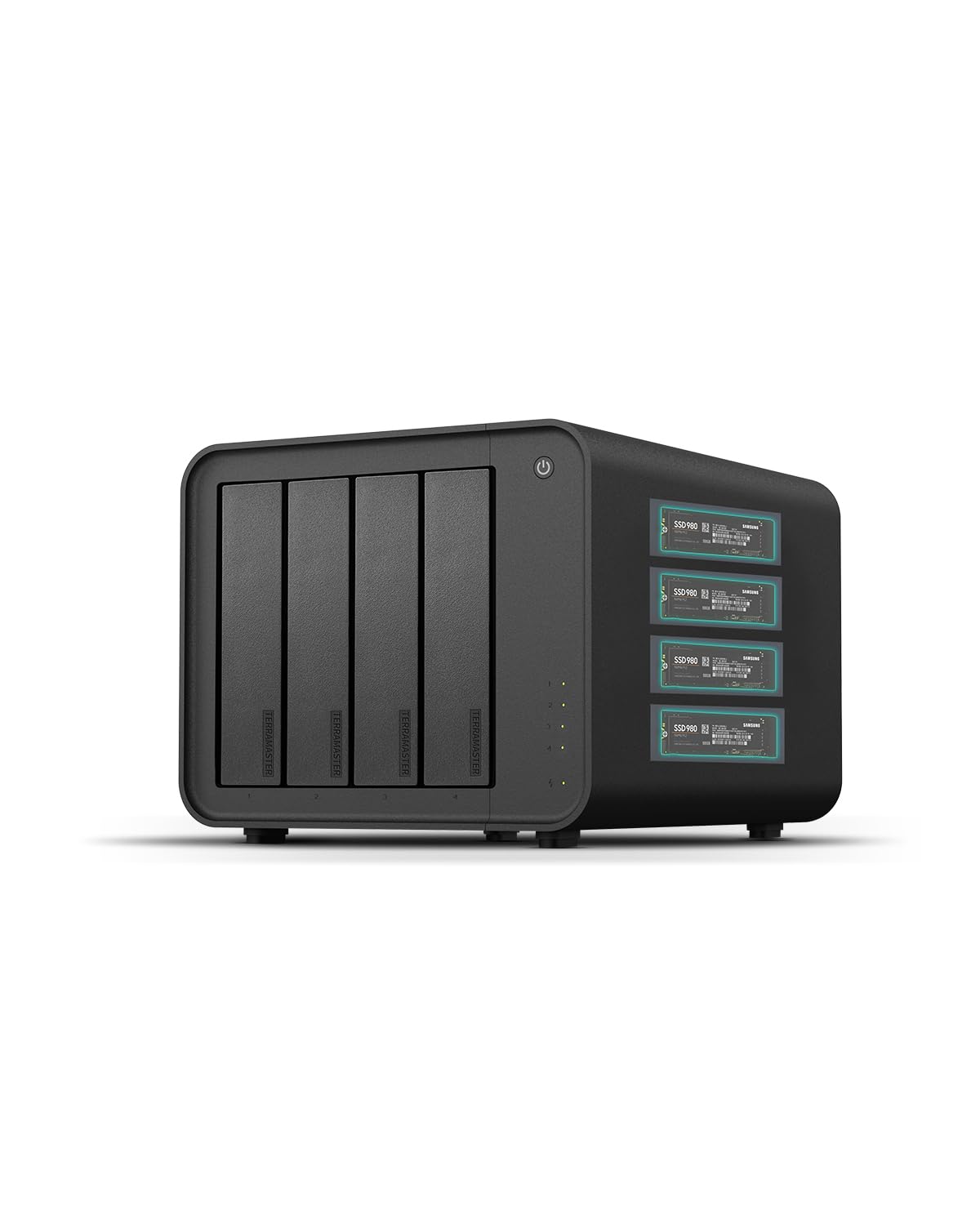 TERRAMASTER D8 Hybrid 2 HDD NVMe Enclosure 4 HDD + 4 NVMe SSD (Diskless)