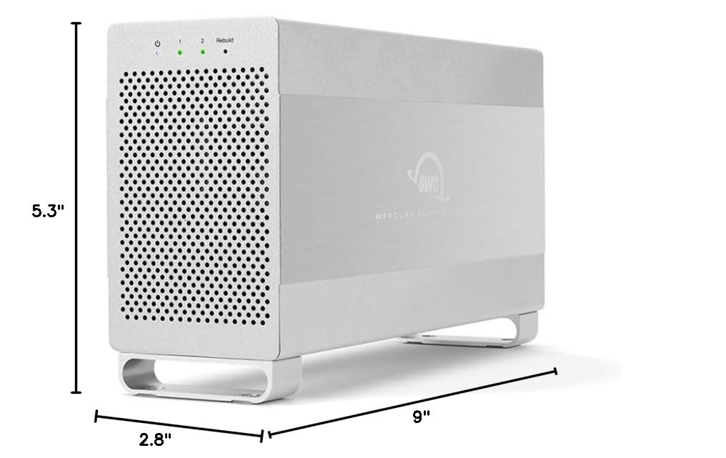 OWC Mercury Elite Pro Dual 32TB RAID USB 5Gb/s + eSATA Storage Solution