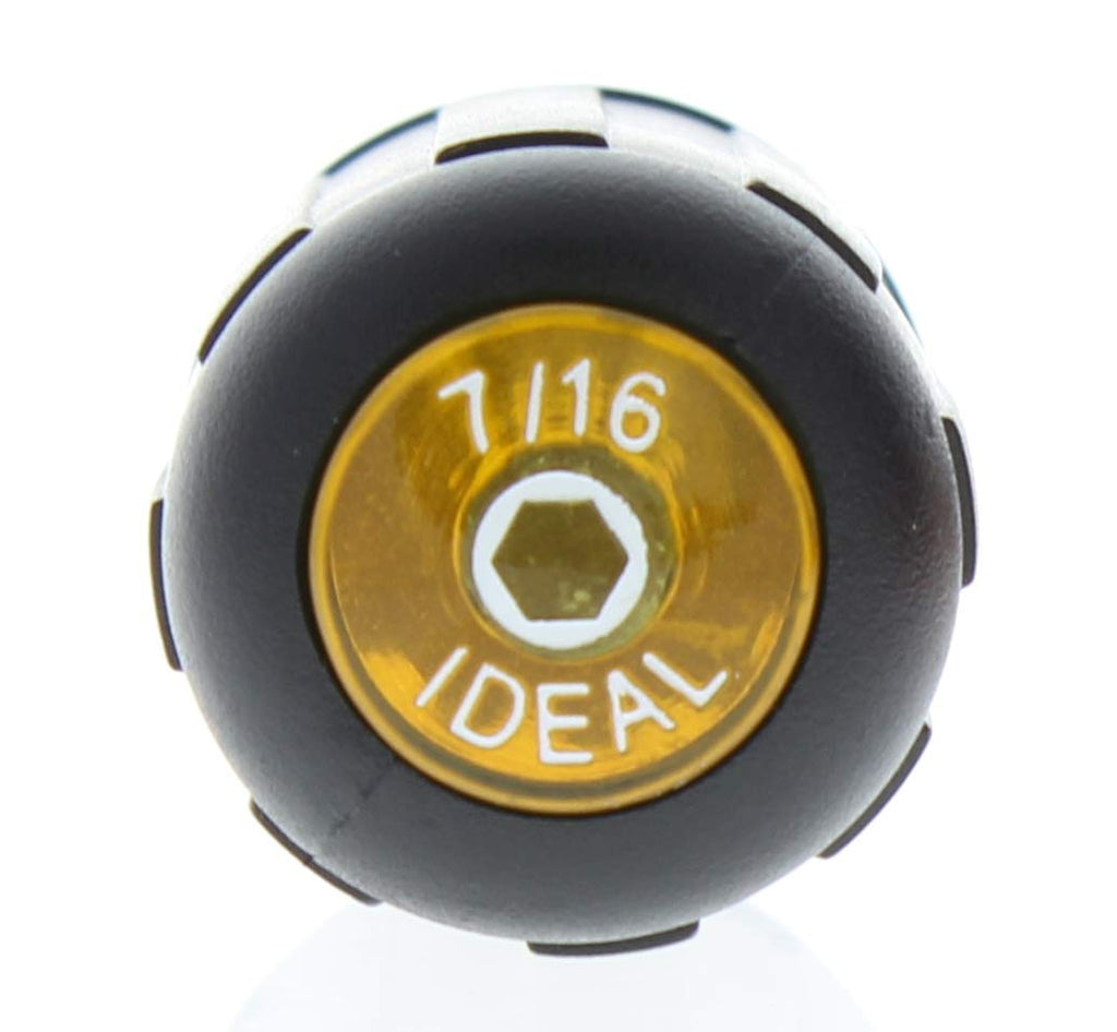 IDEAL Electrical 35-9104 Insulated Nut-Driver Set [7 Pieces] Orange, 4 in. Shaft Screwdrivers with Cushion-Grip Handles. Electrician Tool Kits