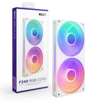 NZXT F420U Ultra - 420mm Single-Frame Multi-Zone RGB Fan - Black