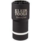 Klein Tools Impact Socket, Metric, 1/2-Inch Drive, 12-Point Deep Sockets