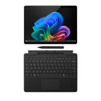 Microsoft Surface Pro 11 Copilot PC Bundle, 13" 2.8K Touchscreen Tablet with Black Pro Keyboard & Slim Pen, Snapdragon X Plus, 16GB RAM, 256GB SSD, Win 11 Pro, Black