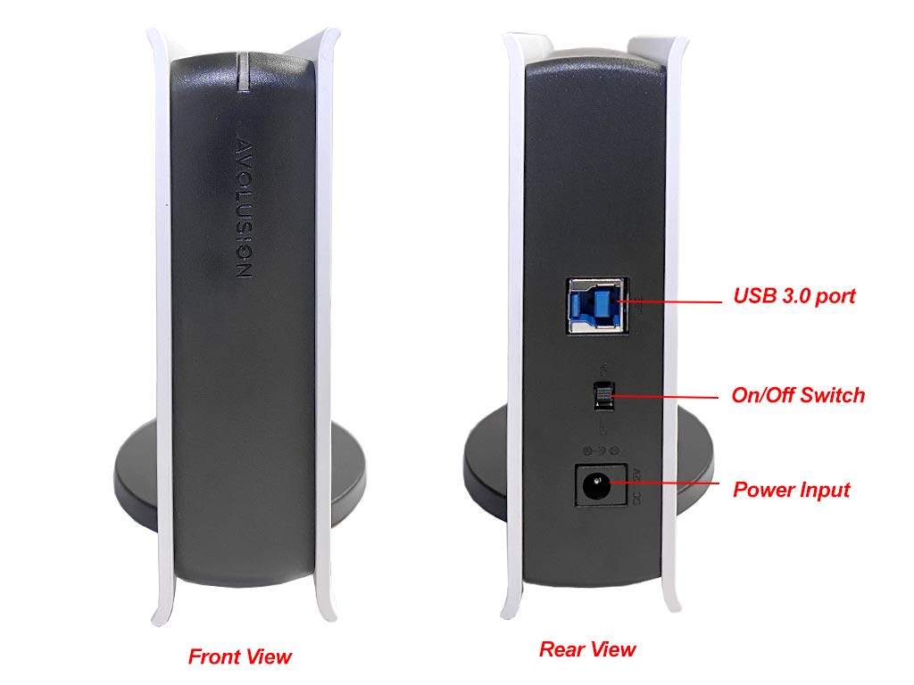 Avolusion PRO-5X Series 6TB USB 3.0 External Hard Drive for WindowsOS Desktop PC/Laptop (White) - 2 Year Warranty (Renewed)