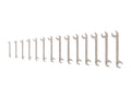 TEKTON Angle Head Open End Wrench Set, 14-Piece | WAE92001