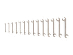 TEKTON Angle Head Open End Wrench Set, 14-Piece | WAE92001