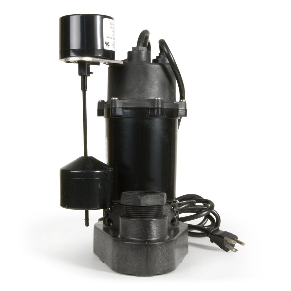 Products SPP50V Thermoplastic Sump Pump with Vertical Swirch, 1/2 HP, 4,080 GPH