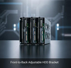 4U 19-Inch Industrial Computer Case Rackmount PC Chassis 360 Liquid CPU AIO Support,