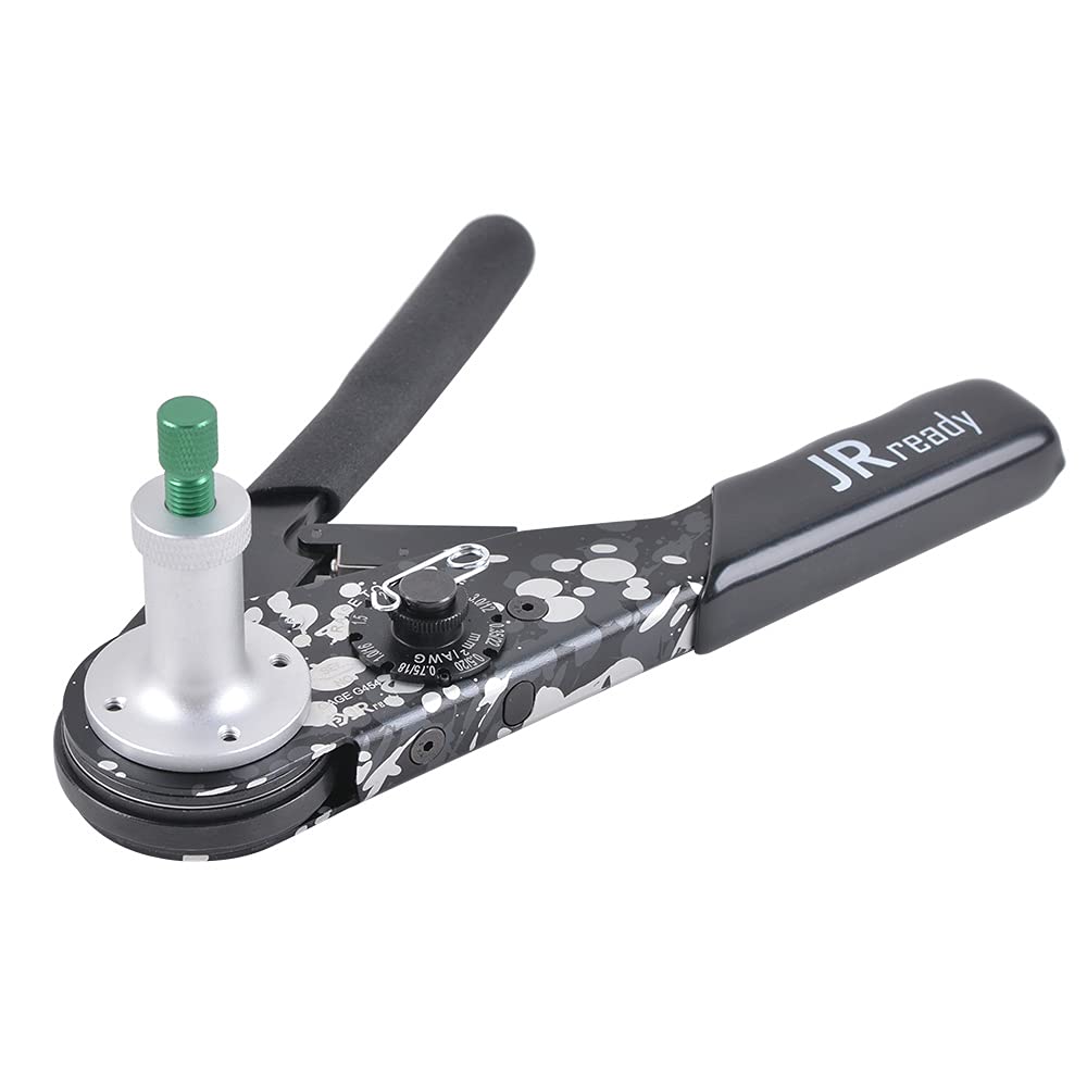 JRready NEW-DT2 Deutsch Crimp Tool for DTP, DT, DTM Connectors, Size 12, 16, 20 Solid Contacts. Equivalent to HDT 48 00 Deutsch Crimper(12-22AWG) (Pack of 2)