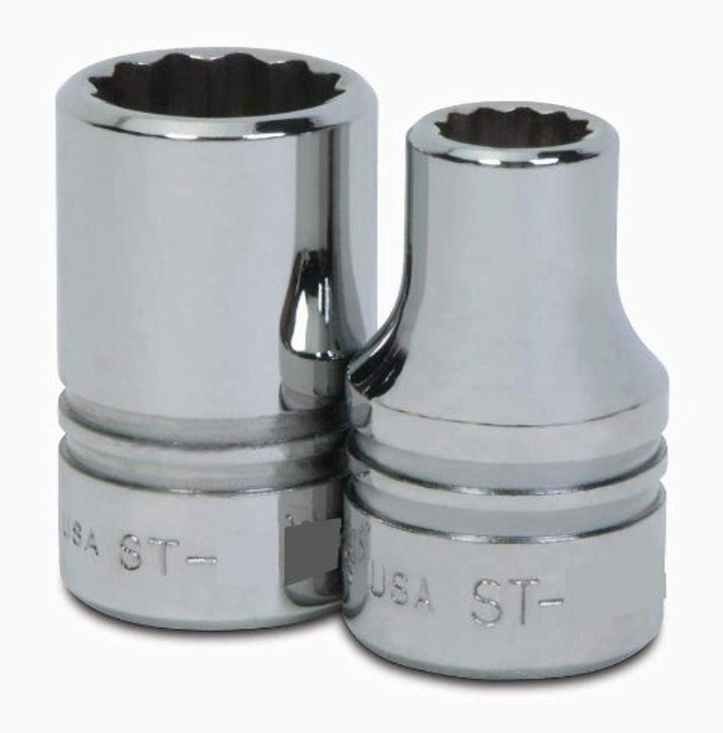 Williams WSS-23RC 23-Piece 1/2-Inch Drive Shallow 12 Point Socket Set