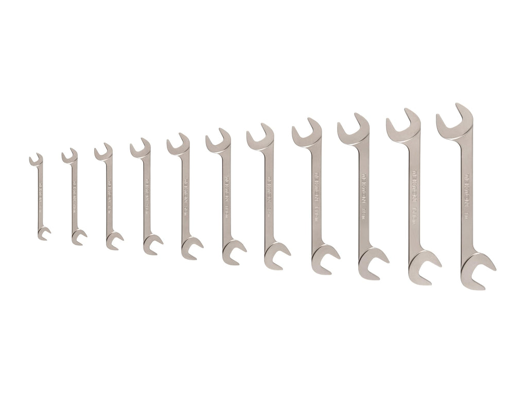 TEKTON Angle Head Open End Wrench Set, 14-Piece | WAE92001