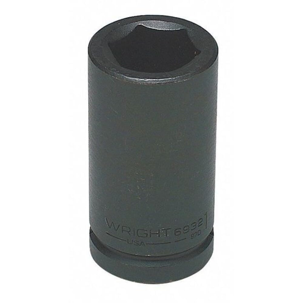 Wright Tool 69124 3/4" Drive 6 Point Deep Impact Socket, 2-15/16"