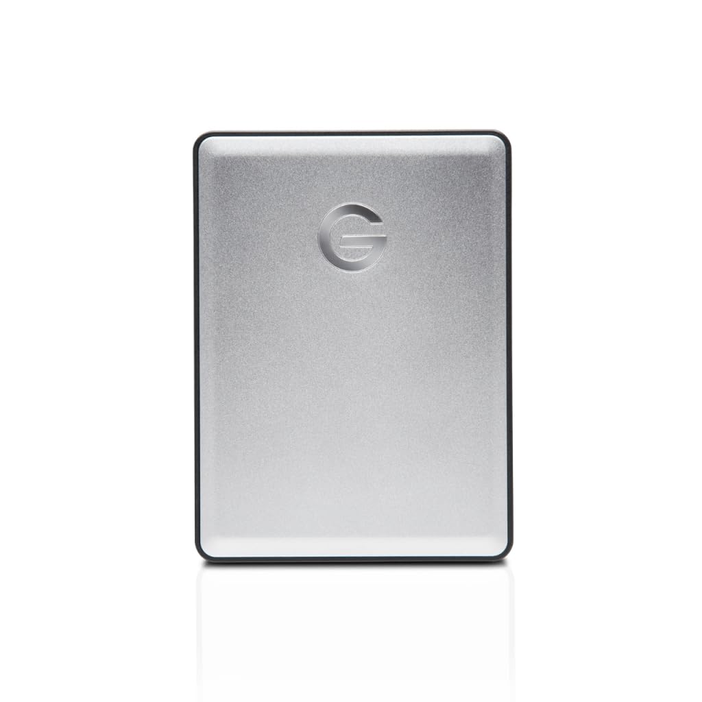 G-Technology 0G06074 4TB G-DRIVE Mobile USB 3.0 Portable External Hard Drive, Silver