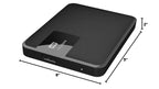 Western Digital WD WDBKUZ0020BBK-WESN Easystore 2TB External USB 3.0 Portable Hard Drive - Black