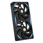 NZXT F420U Ultra - 420mm Single-Frame Multi-Zone RGB Fan - Black