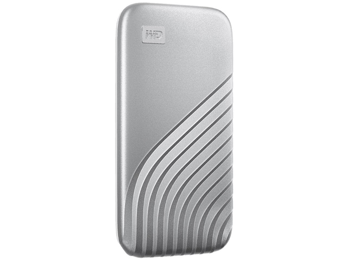 Western Digital 500GB My Passport SSD Portable External Solid State Drive, Gray, Sturdy and Blazing Fast, Password Protection with Hardware Encryption - WDBAGF5000AGY-WESN