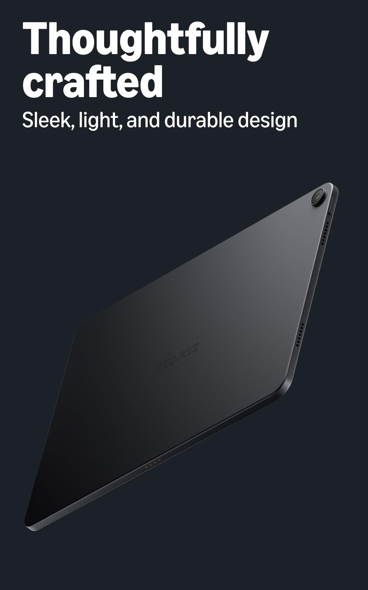 Amazon Alexa Tablet 12 Pro (all-new), 8GB RAM, 128GB, 12″ stunning 2.8K display, All-day battery, With Google Play, Designed for Alexa+, Graphite