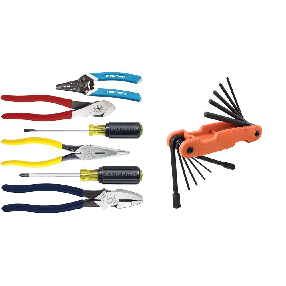 Klein Tools Hand Tool Kit (6-Piece) and Dipped Plier Kit (5-Piece)
