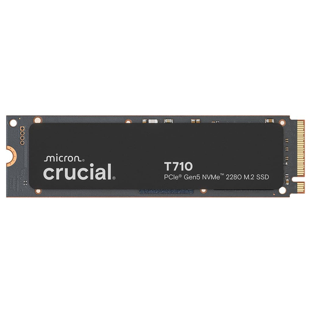 Crucial T710 PCIe Gen5 NVMe 1TB SSD, Up to 14,900 MB/s, Laptop & Desktop Compatible (PC), for Creatives and Hardcore Gamers, Solid State Drive, Includes 1Mo Adobe CC – CT1000T710SSD8-01