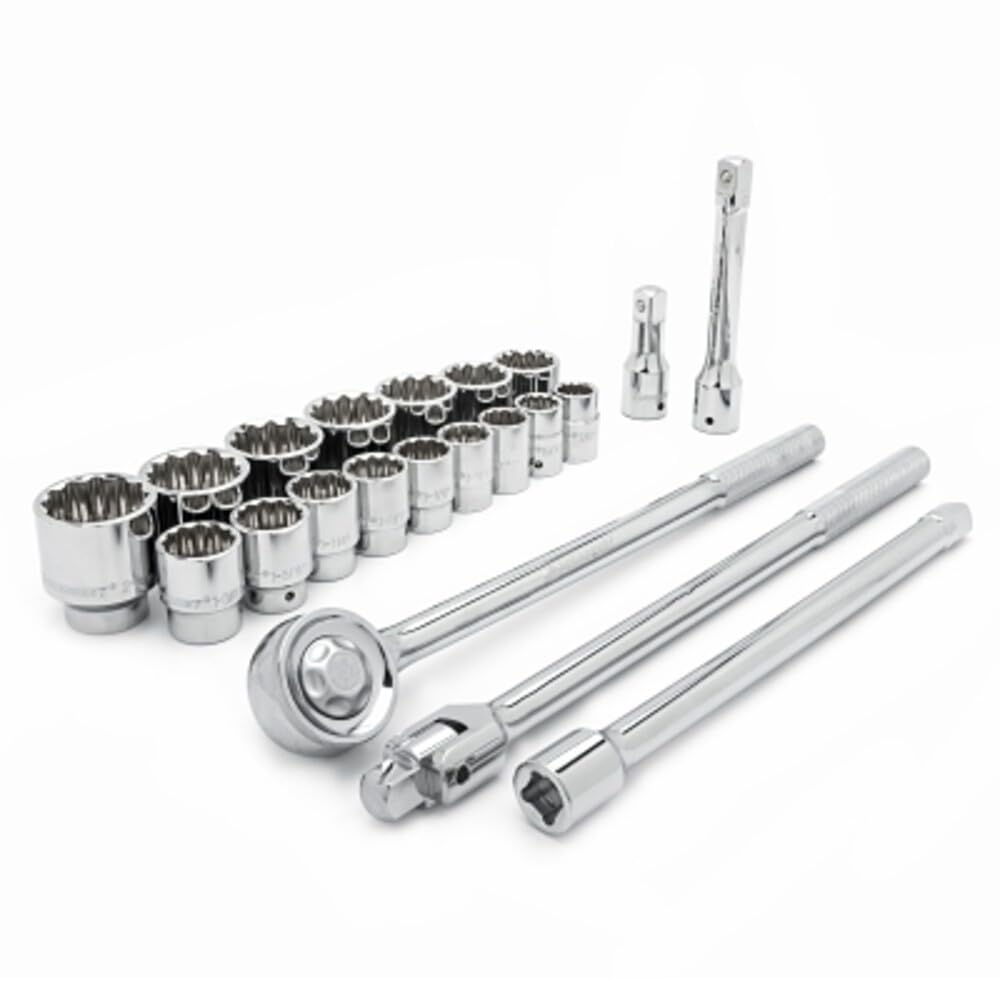 Crescent 21 Piece 3/4" Drive 12 Point Standard SAE Mechanics Tool Set - CTK21SAEN
