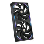 NZXT F420U Ultra - 420mm Single-Frame Multi-Zone RGB Fan - Black