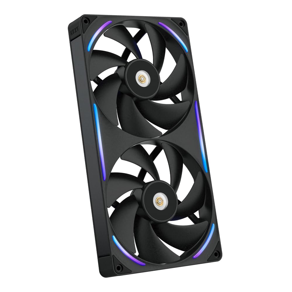 NZXT F420U Ultra - 420mm Single-Frame Multi-Zone RGB Fan - Black