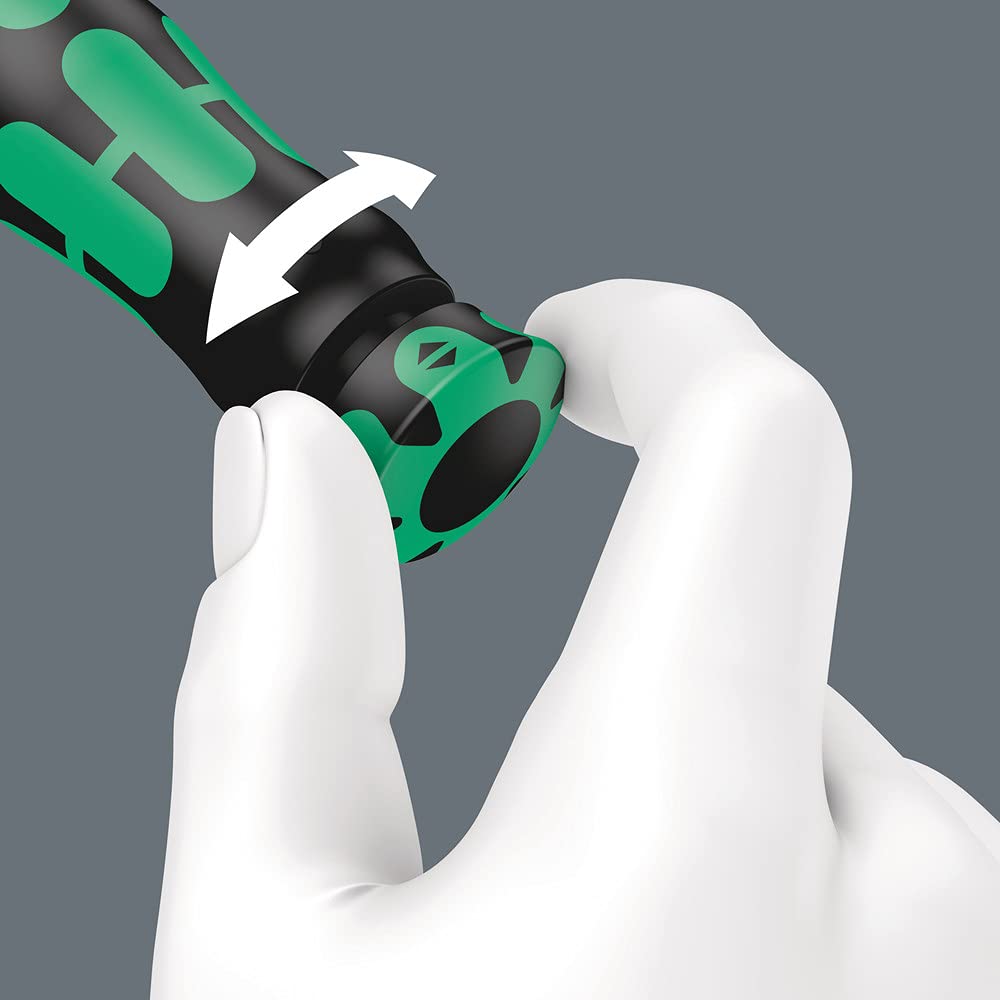 Wera 05075694001 Click-Torque Lock A 6 R/L Torque wrench, adjustable, Torque Lock function, continuous bit mounting (1/4"), 2.5-25 Nm, 1/4" x 2.5-25 Nm