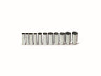 Wright Tool 402 1/2 Inch Drive 11 Piece 12 Point Deep Socket Set 1/2 to 1-1/8 Inch Wright Drive 2.0 USA Made Forged Steel Precision Heat-Treated